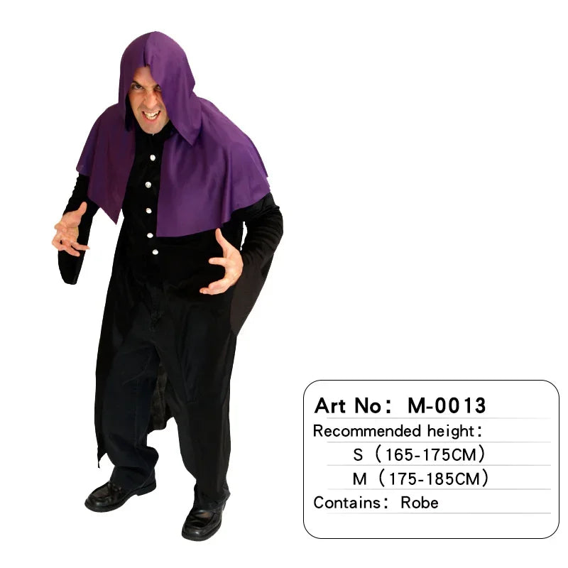 Adult Halloween Men Blue Robe and Hat | Star Moon Magic Magician Wizard Costume | Cosplay Role Playing - Premium costume from Lizard Vigilante - Just $38.88! Shop now at Lizard Vigilante
