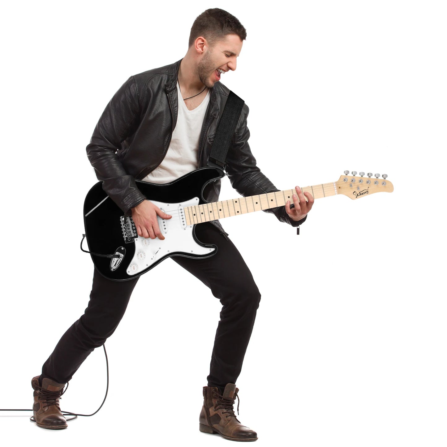 Riff Ritual – Glarry GST Electric Guitar Set with Amp for Stage-Worthy Mayhem - Premium electric guitar from dsers - Just $288.99! Shop now at Lizard Vigilante
