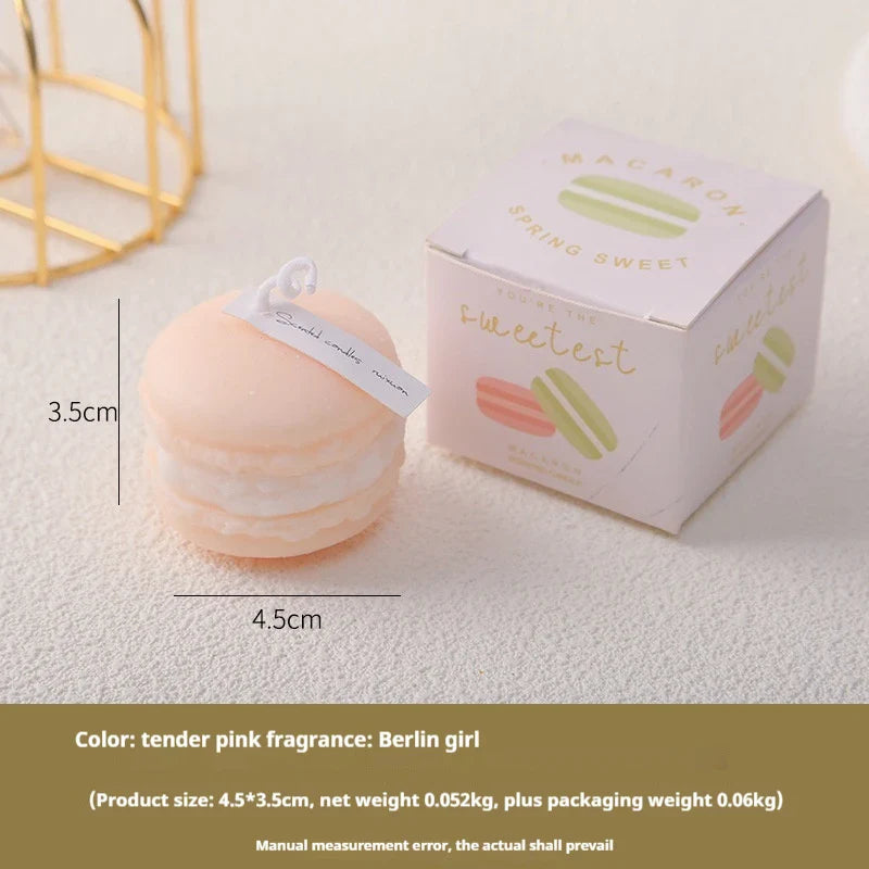 2025 Cute Macaron Creative Styling Aromatherapy Candles Home Fragrance Collection Decoration Ornaments Christmas Birthday Gifts