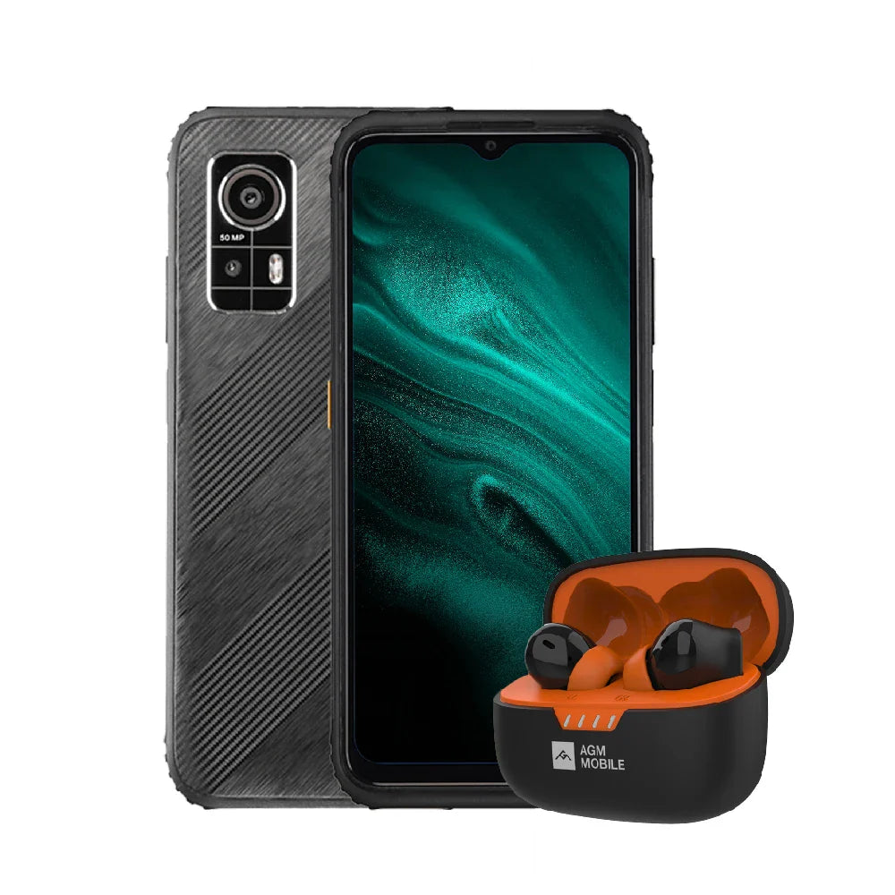 AGM H6 Rugged Smartphone 50MP Camera, 8GB+256GB, 90Hz 6.56' FHD+ Display Waterproof/Dustproof/Shockproof - Endurance Battery