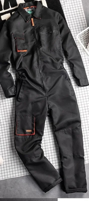 Work Overall Uniform Men Women Working Coveralls Welding Suit Car Repair Workshop Mechanical Uniform Work Clothes Warehouse Suit - Premium coveralls from Lizard Vigilante - Just $91.99! Shop now at Lizard Vigilante