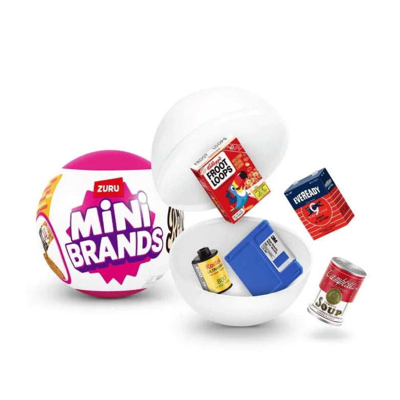 ZURU Retro Mini Brands Capsule Novel Unbox Surprise Age 3+ Housekeeping Toys