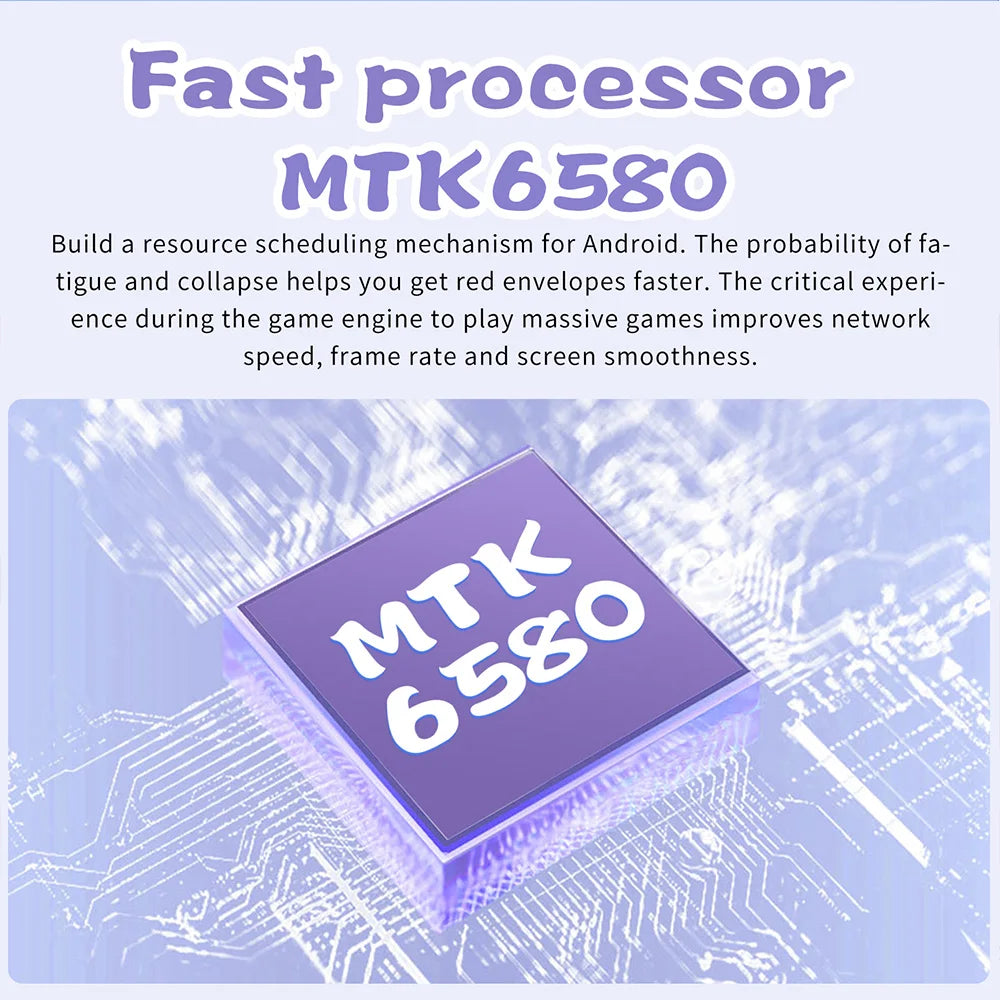 7 Inch Kids Tablets Children's Gifts Learning Education Android Tablet PC Quad Core 4GB RAM 64GB ROM 5G WiFi Bluetooth Cameras