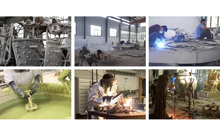 Garden Art Design large sculpture stainless steel statue hand-shaped statue