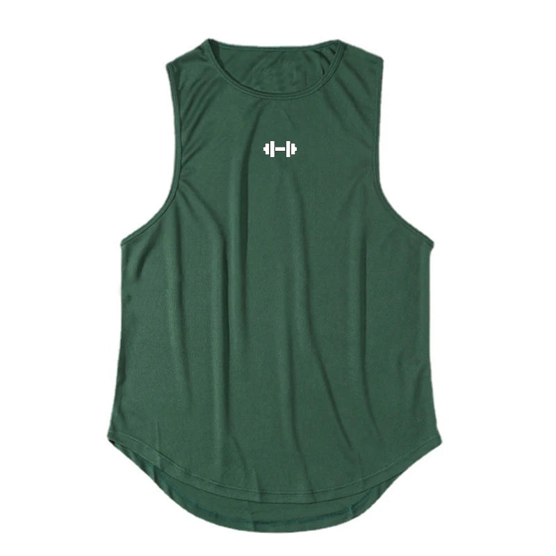 Summer Men's Gym Tank Top Fitness Training Clothing Quick-drying Loose Bodybuilding Sleeveless Shirt Men Fashion Basketball Vest - Premium from Lizard Vigilante - Just $13.99! Shop now at Lizard Vigilante