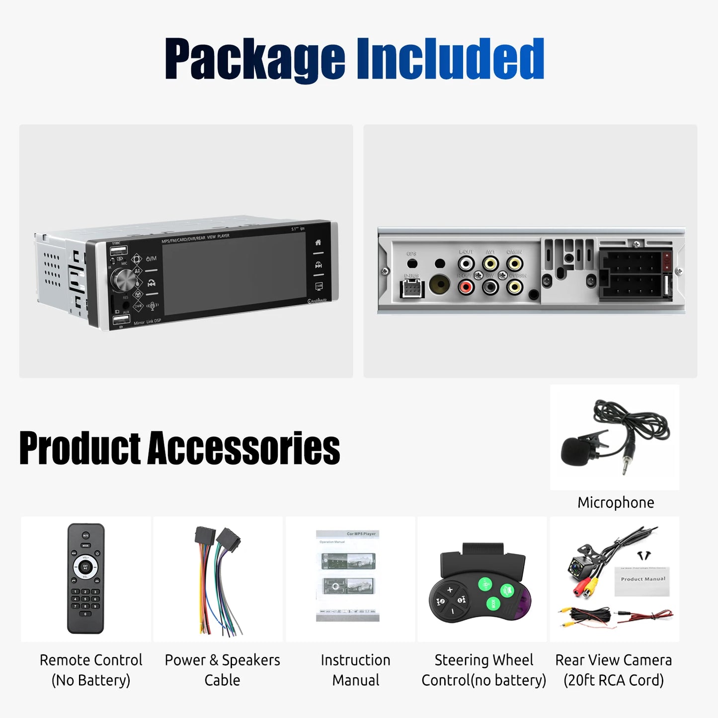 ESSGOO InfernoDrive 5" HD Car Stereo — The Rebel’s Wireless Command Center