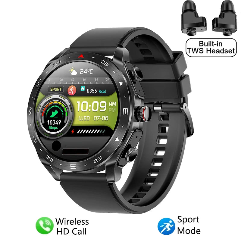 TWS Smart Watch 2-in-1 Bluetooth Earphones HIFI 9D Sound Quality Bluetooth Call For Men and Women Sports Smartwatches - Premium smartwatch from Lizard Vigilante - Just $72.99! Shop now at Lizard Vigilante