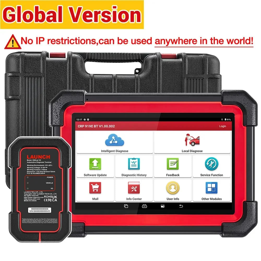 LAUNCH X431 CRP919E BT “The Mechanic’s Oracle” | 2024 Ultra-Premium All-System OBD2 Car Diagnostic Scanner | ECU Coding, 31+ Resets, Bluetooth/WiFi, CANFD/DOIP Protocols | Lifetime Free Use & 2-Year Updates - Premium car diagnostics from dsers - Just $949.99! Shop now at Lizard Vigilante