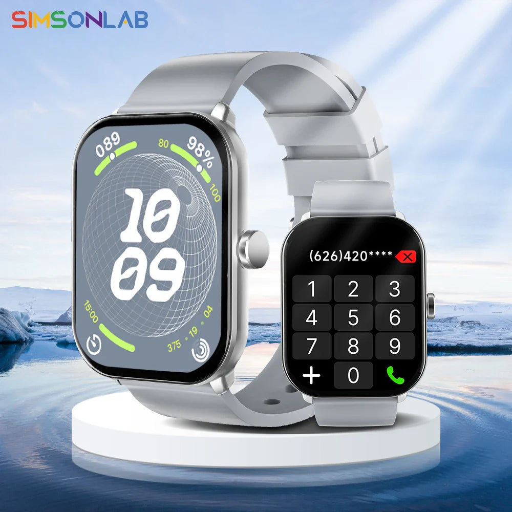 Smart Watch 2.01-inch Large Screen Waterproof Camera Multiple Sports Modes Bluetooth Calling Men Women Smartwatch For Xiaomi