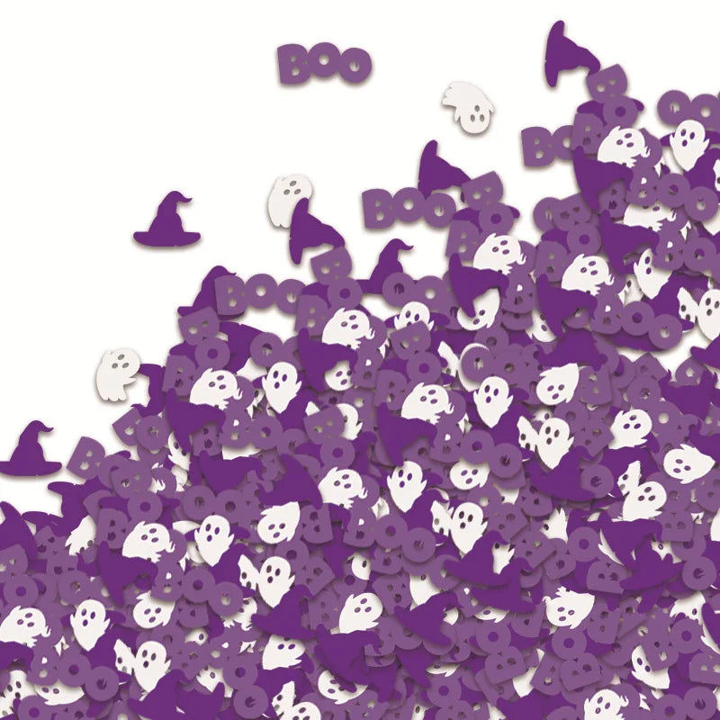 Halloween Confetti Party Desktop Decoration Sequins Ghost Magic Hats Atmosphere Decoration Shredded Paper