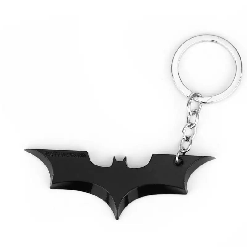 DC Batman Metal Keychain | Gothic Hero Badge Pendant Keyring For Cars, Bags & Heavy-Metal Souls
