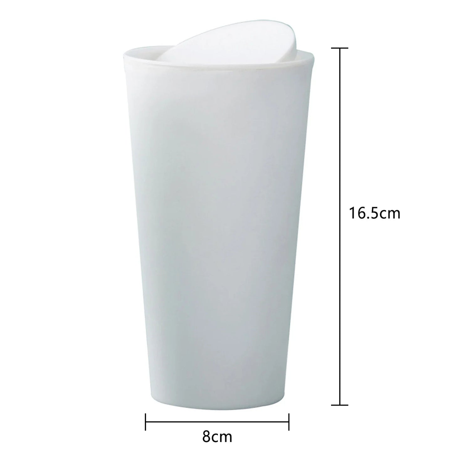 Mini Desktop Bin Small Trash Can with Cover Bedroom Trash Can Garbage Can Clean Workspace Storage Box Home Desk Trash Can