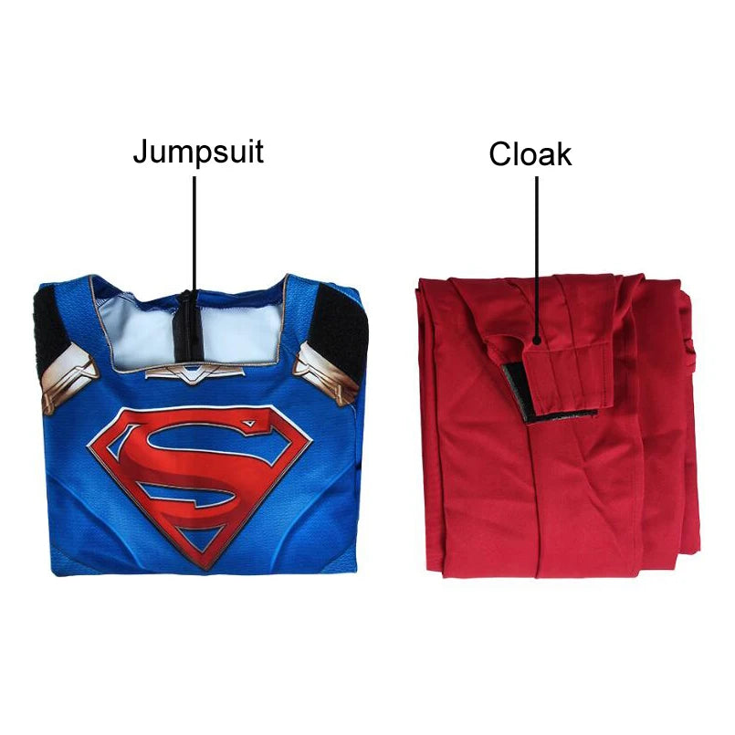 Supernova Showdown Ultra-Fitted Super Girl Cosplay Suit with Cape – Hollywood Metal Party Jumpsuit - Premium costume from dsers - Just $64.99! Shop now at Lizard Vigilante
