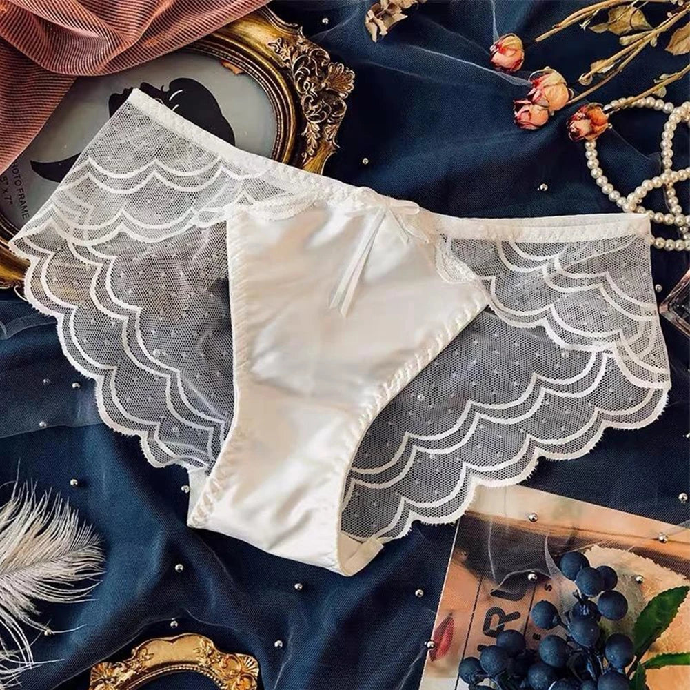 Cherry Bomb Lace Mesh Briefs – Satin-Slick, Rockstar-Wicked, Zero Shame