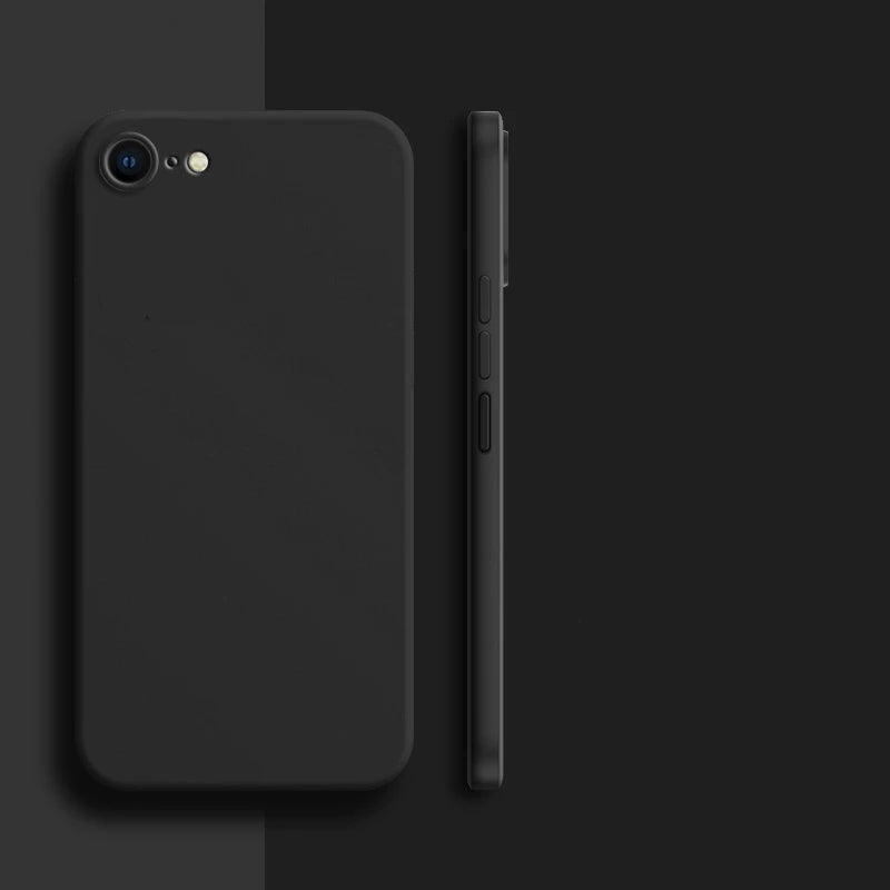 Luxury Liquid Silicone Shockproof Case For iPhone SE 2022 2020 8 7