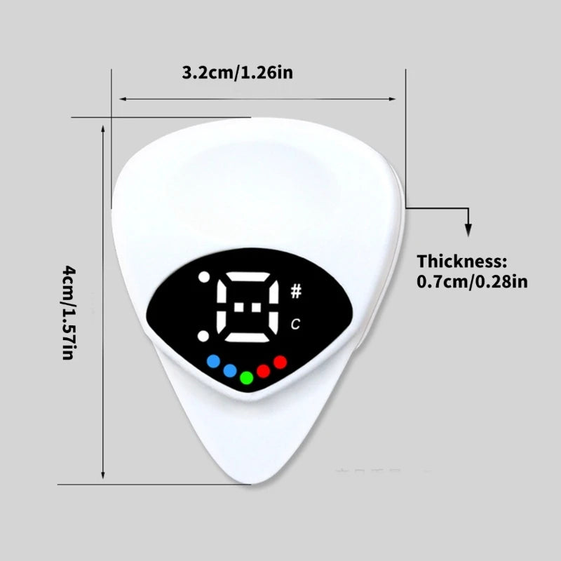 The Ultimate 2-in-1 Guitar Pick Tuner: A Musician's Secret Weapon