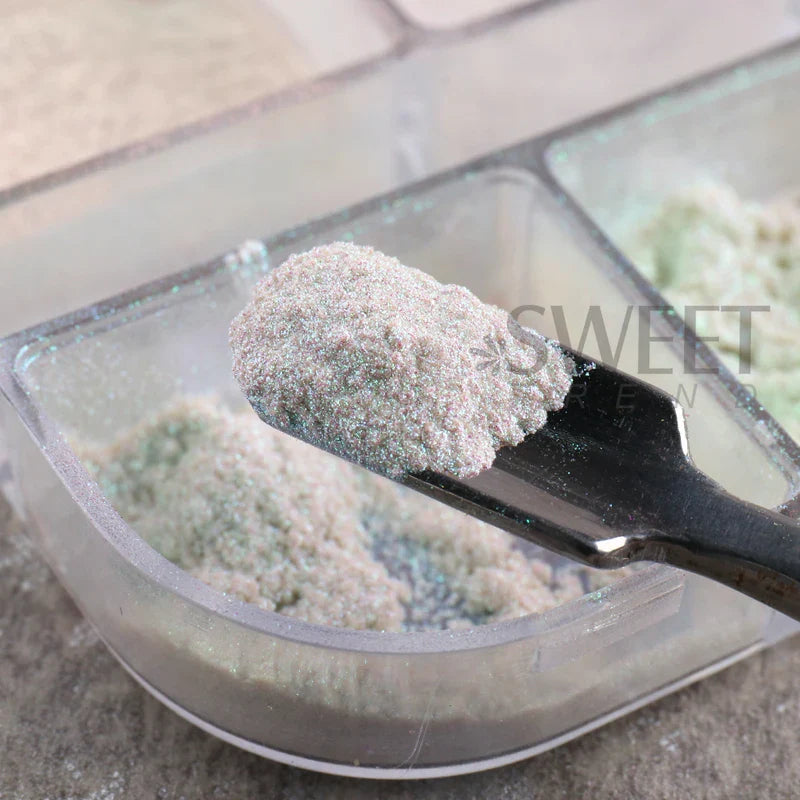 6 Grids Aurora Mirror Nails Powder Aurora Shiny Pearl Chrome Effect Pigments Gel Polish Laser Dust Glitter Manicure Decoration