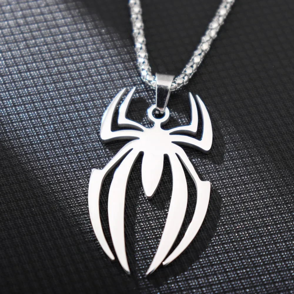 Bat Outta Metal: Stainless Steel Bat Flash Pendant Necklace – Anime Punk Rock Chain by HNSP | 30MM Animal Power - Premium necklace from dsers - Just $17.69! Shop now at Lizard Vigilante
