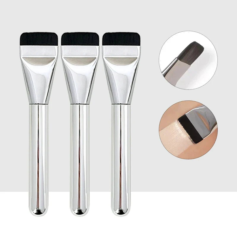1/3 PCS Flat-head Foundation Brush Ultra-thin Brush Head Traceless Foundation Makeup Brush Cosmetic Tools