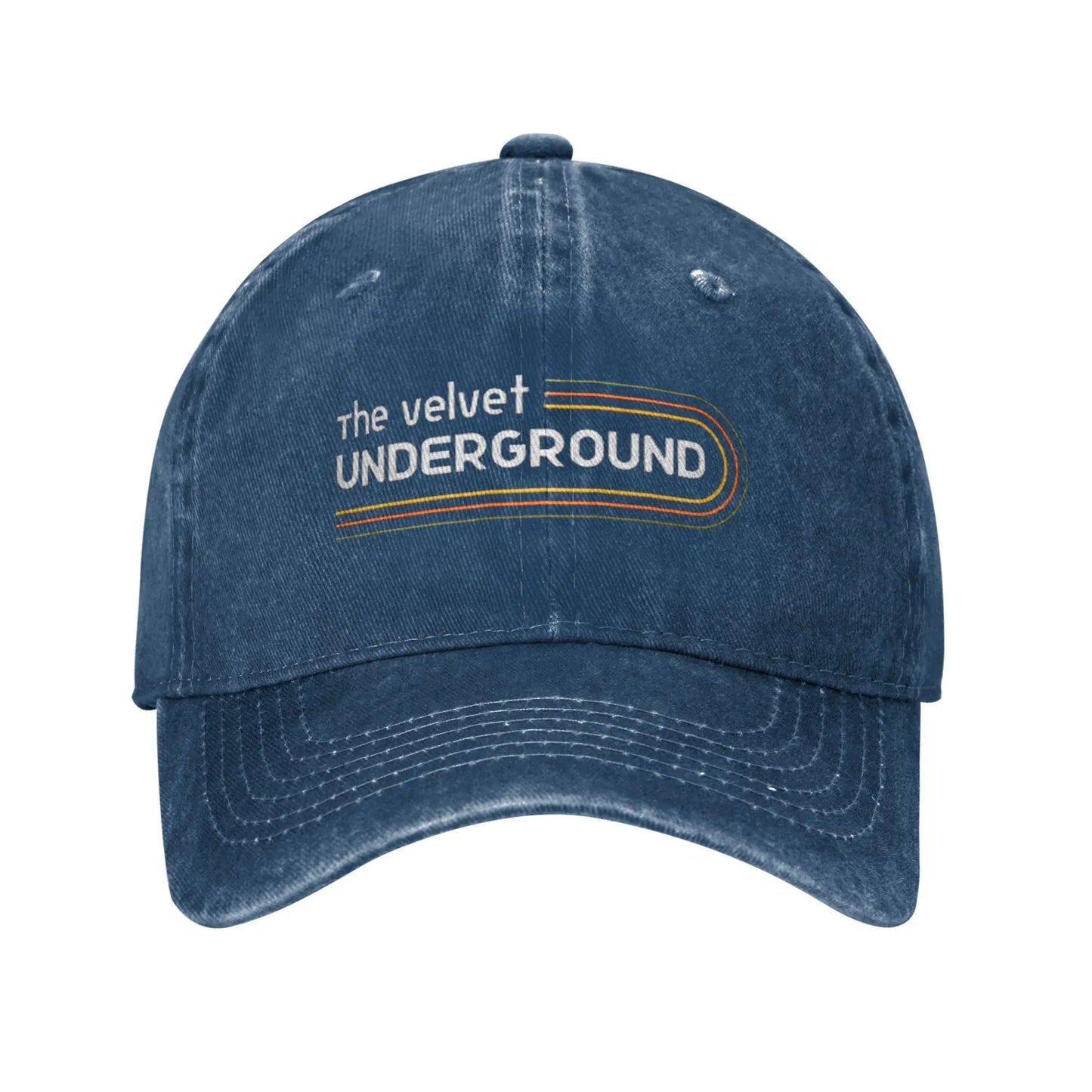 The Velvet Underground Vintage Rock Baseball Cap – Distressed Cotton Snapback Hat for Men and Women
