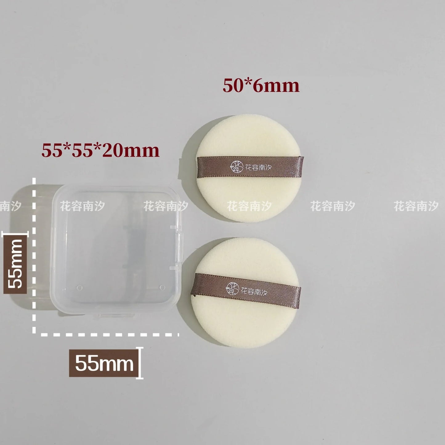 Small Flocking Mini Replacement Puff Loose Powder Foundation Puff