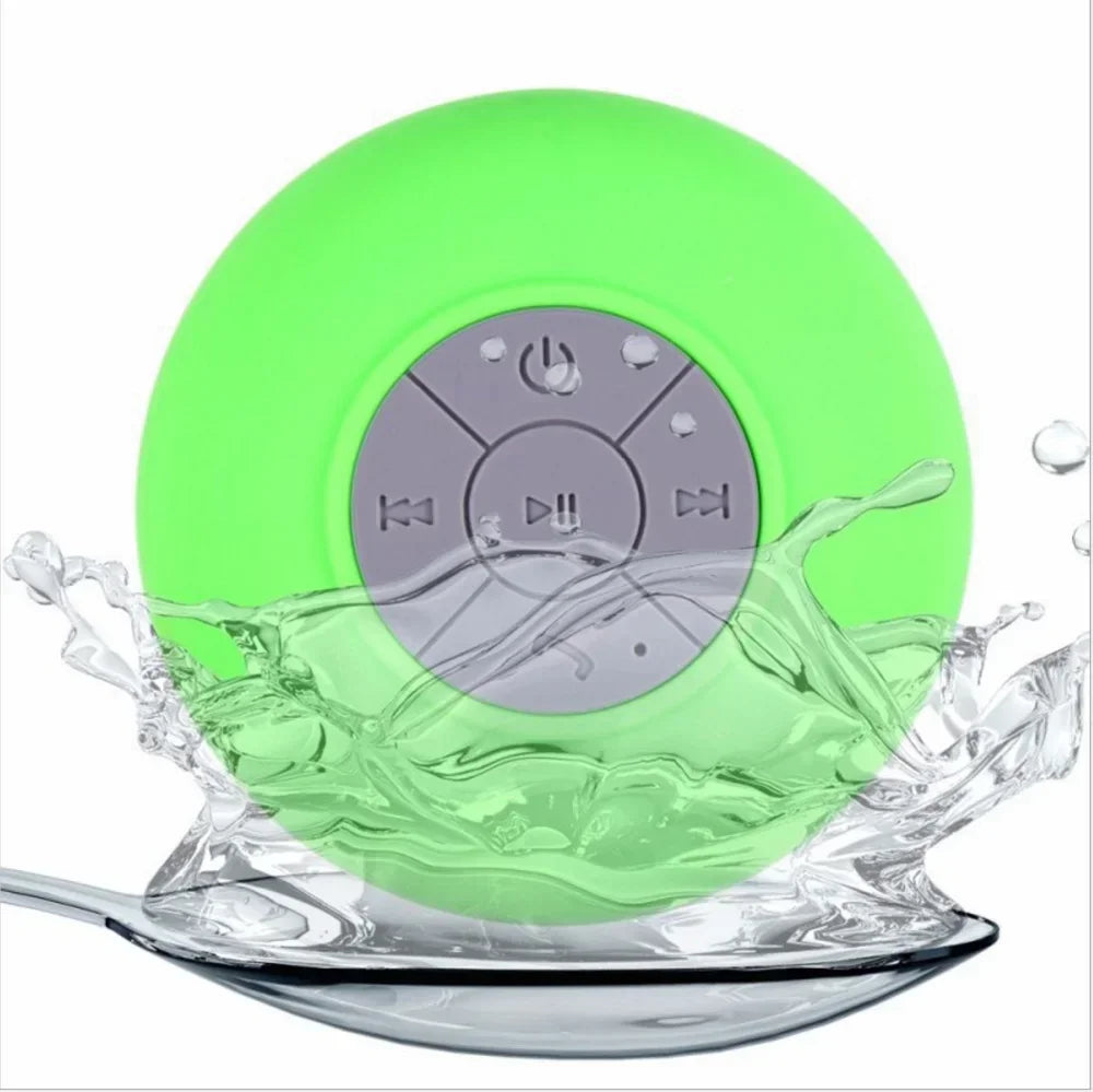 Wireless Bluetooth Waterproof Speaker With Suction Cup Sound For Car, Shower Sound