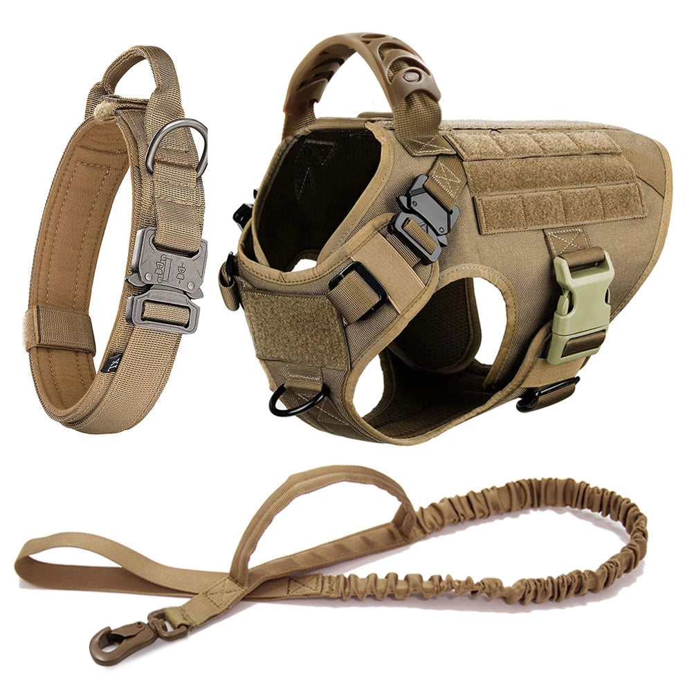 Battle-Ready K9 Vest & Leash Set – Street Armor For Power Dogs