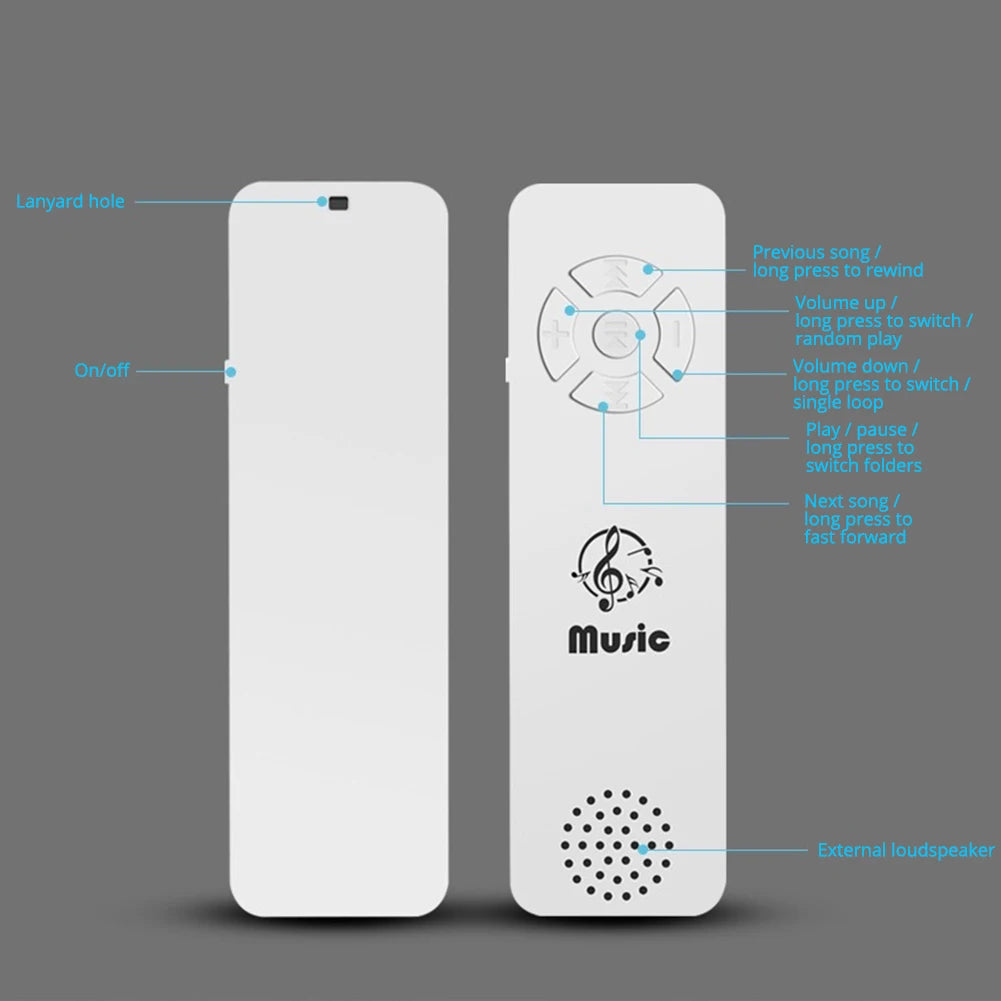 Ultra Thin Card Inserting MP3 Player with Loudspeaker Function – New Student Sports Running Music Walkman - Premium from Lizard Vigilante - Just $19.99! Shop now at Lizard Vigilante