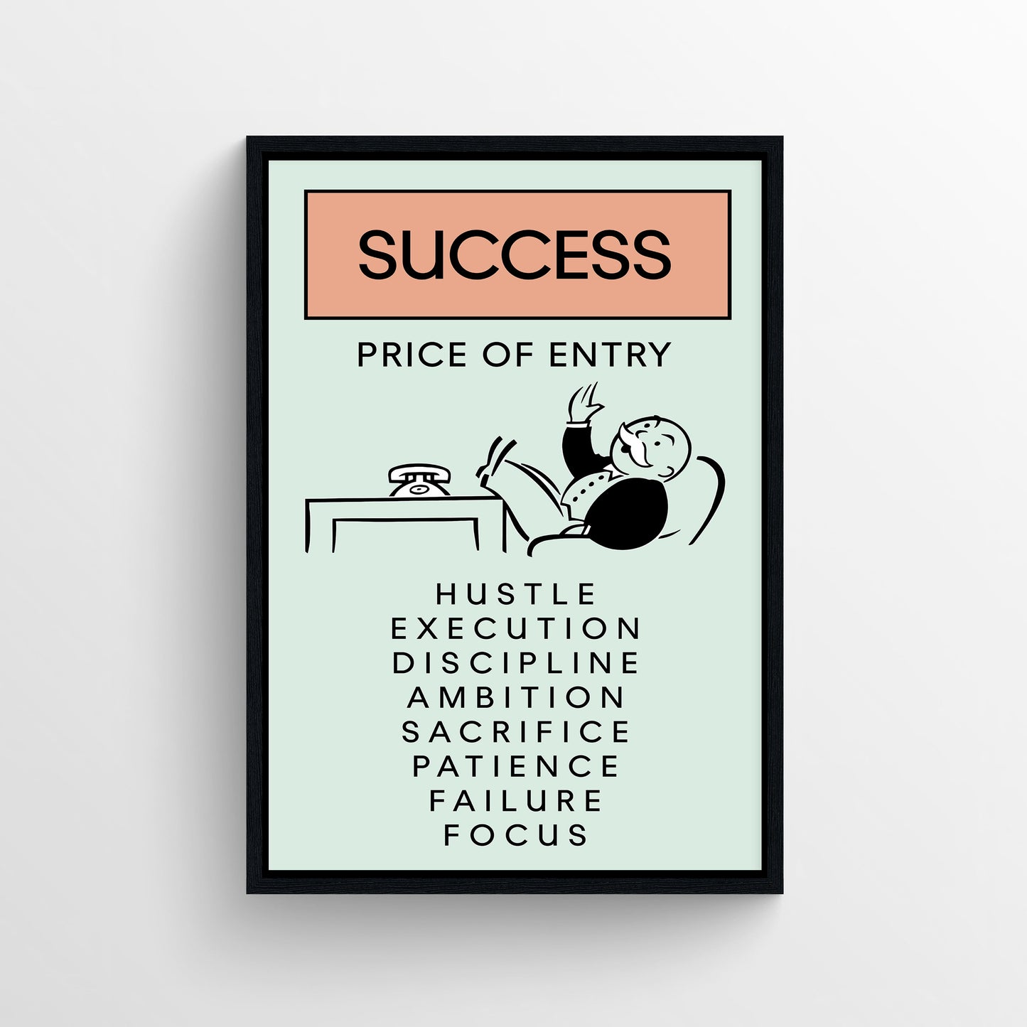 Success Monopoly Poster