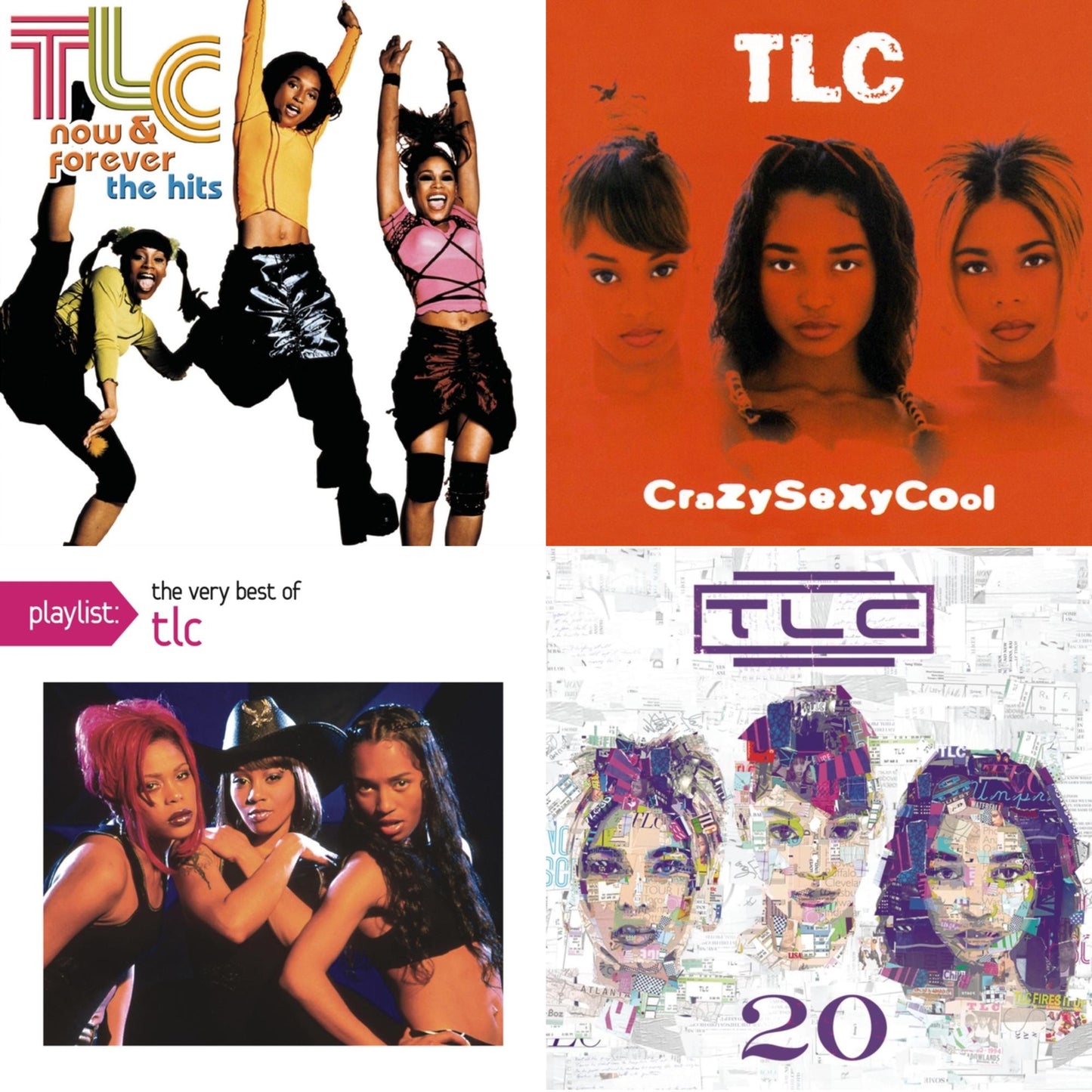 Now & Forever - Hits & Crazysexyfool & Playlist: Very Best Of Tlc & 20
