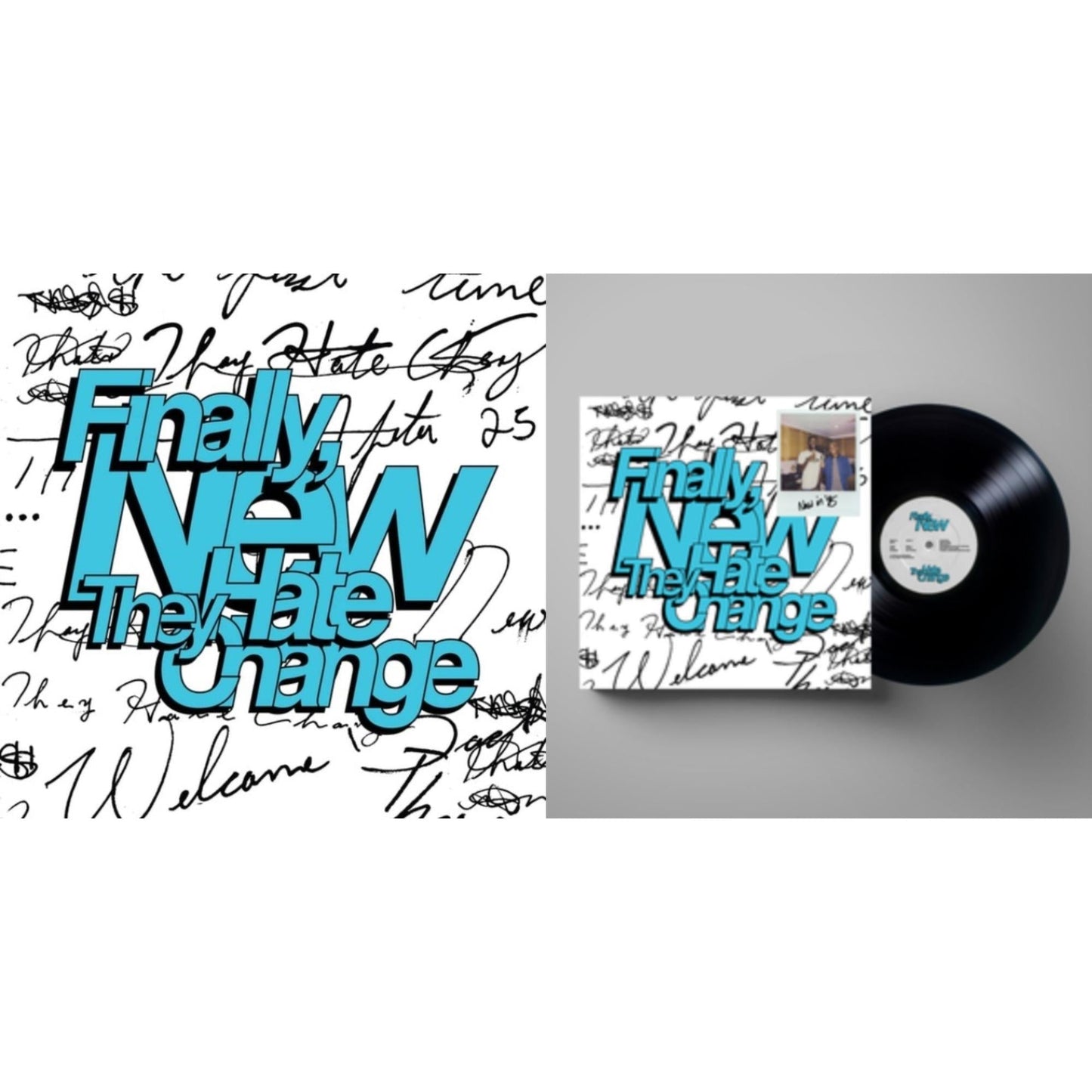 They Hate Change - Finally, New & Finally, New (Coke Bottle Clear LP Vinyl)
