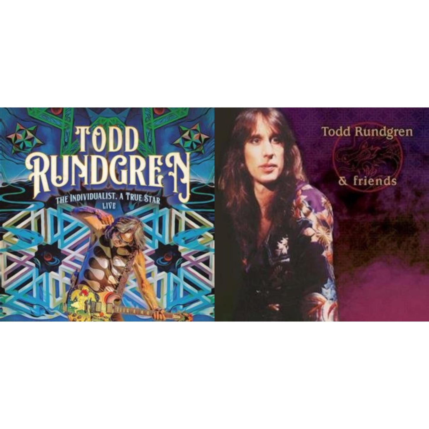 Todd Rundgren & Friends (Purple LP Vinyl) & Individualist (Pink/Blue Splatter LP Vinyl)