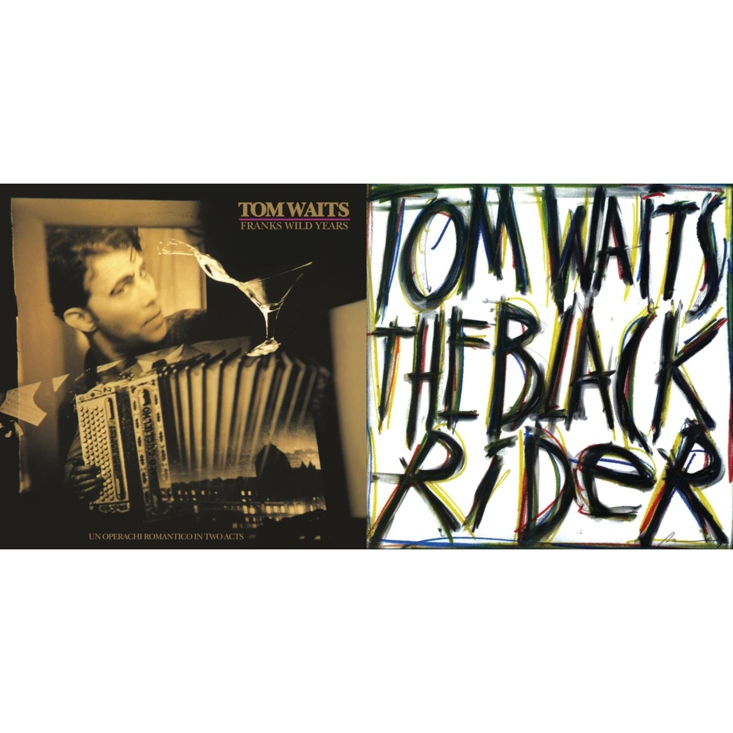 Tom Waits - Black Rider (Remaster) & Frank's Wild Years (Remaster) - LP Vinyl Bundle