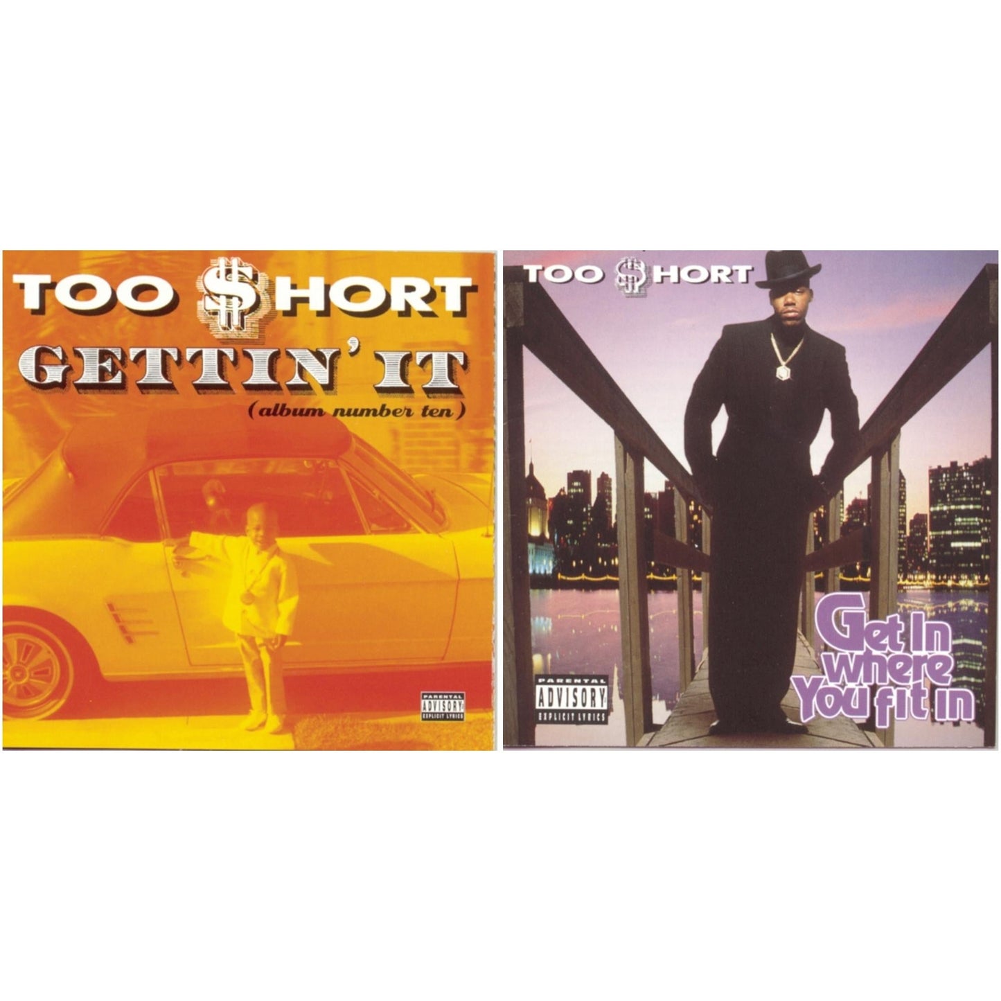 Too $Hort - Get In Where You Fit In & Gettin It - CD Bundle