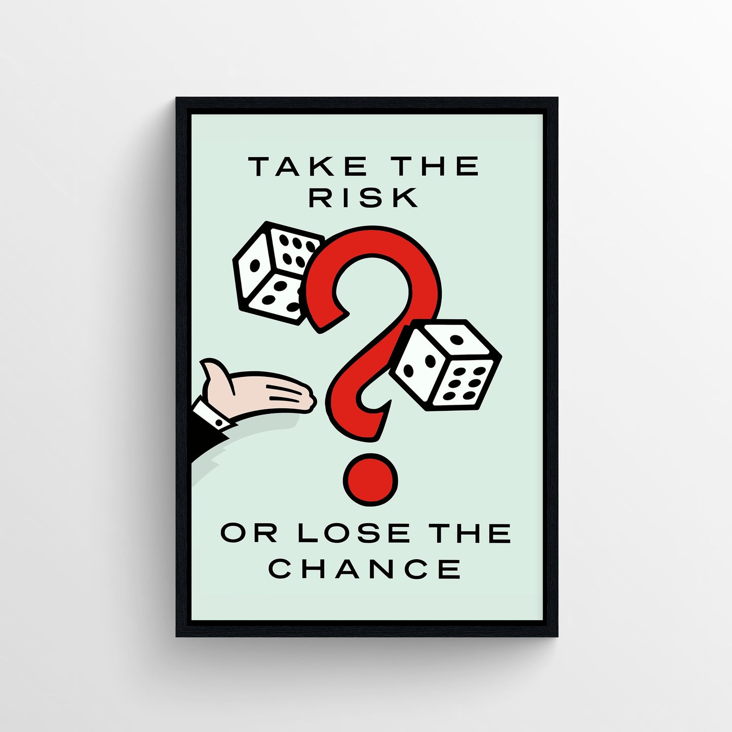 Take The Risk Monopoly Poster