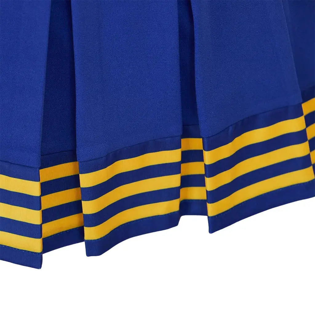 Taylor Cheerleader Uniform Swift Halloween Cosplay Costume – Blue & White Dance Cheerleading Dress Suit for Women - Premium Cosplay Costumes from Lizard Vigilante - Just $39.88! Shop now at Lizard Vigilante