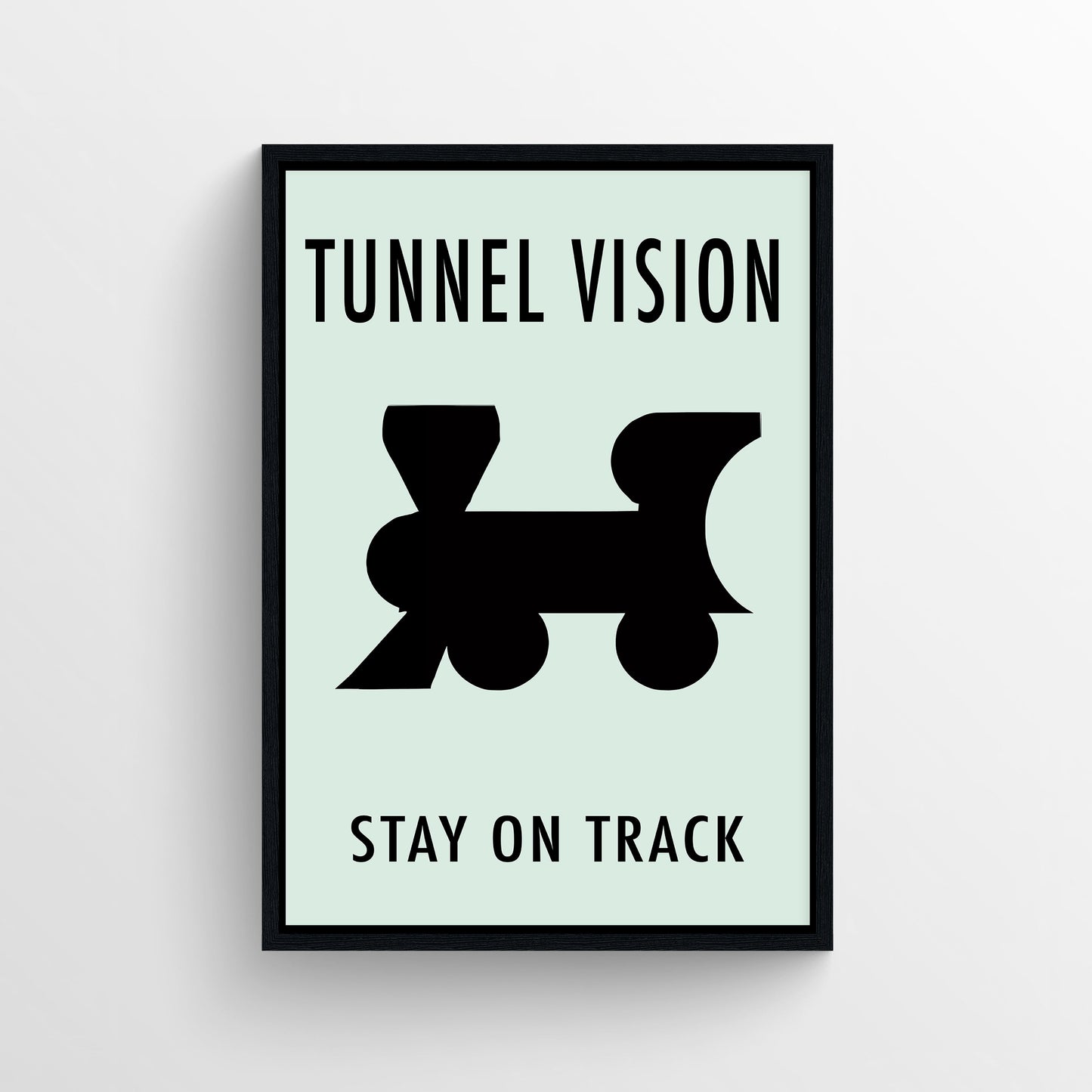 Tunnel Vision Monopoly Poster