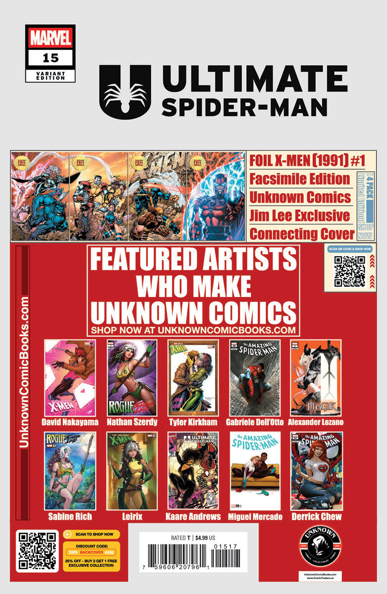 Ultimate Spider-man #15 Unknown Comic Mirka Andolfo Exclusive Var (03/26/2025)