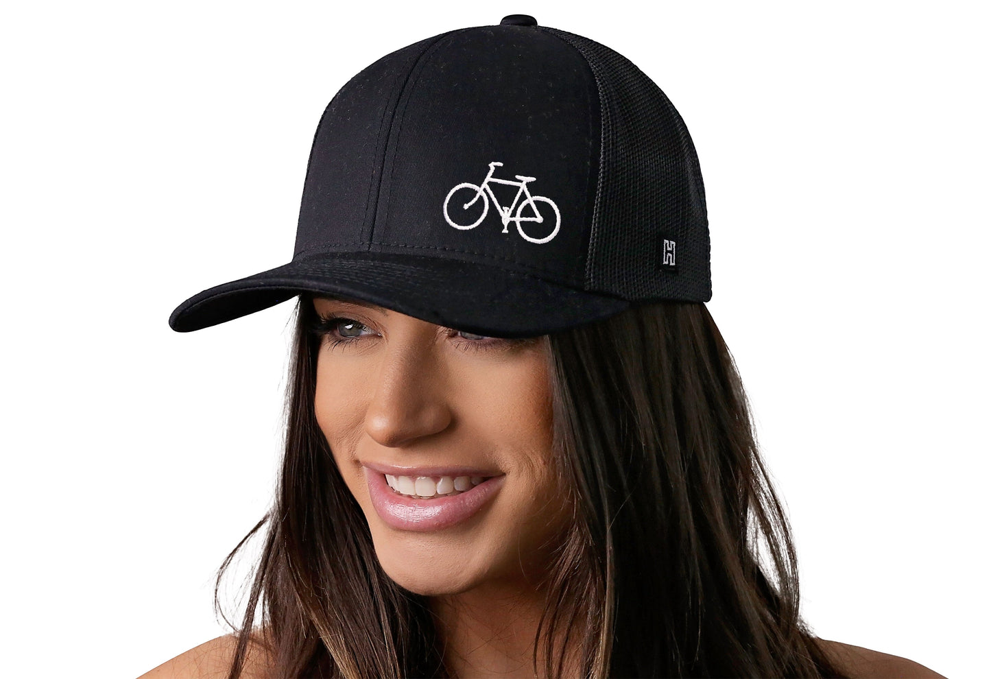 Bicycle Trucker Hat | Black Outdoors Snapback
