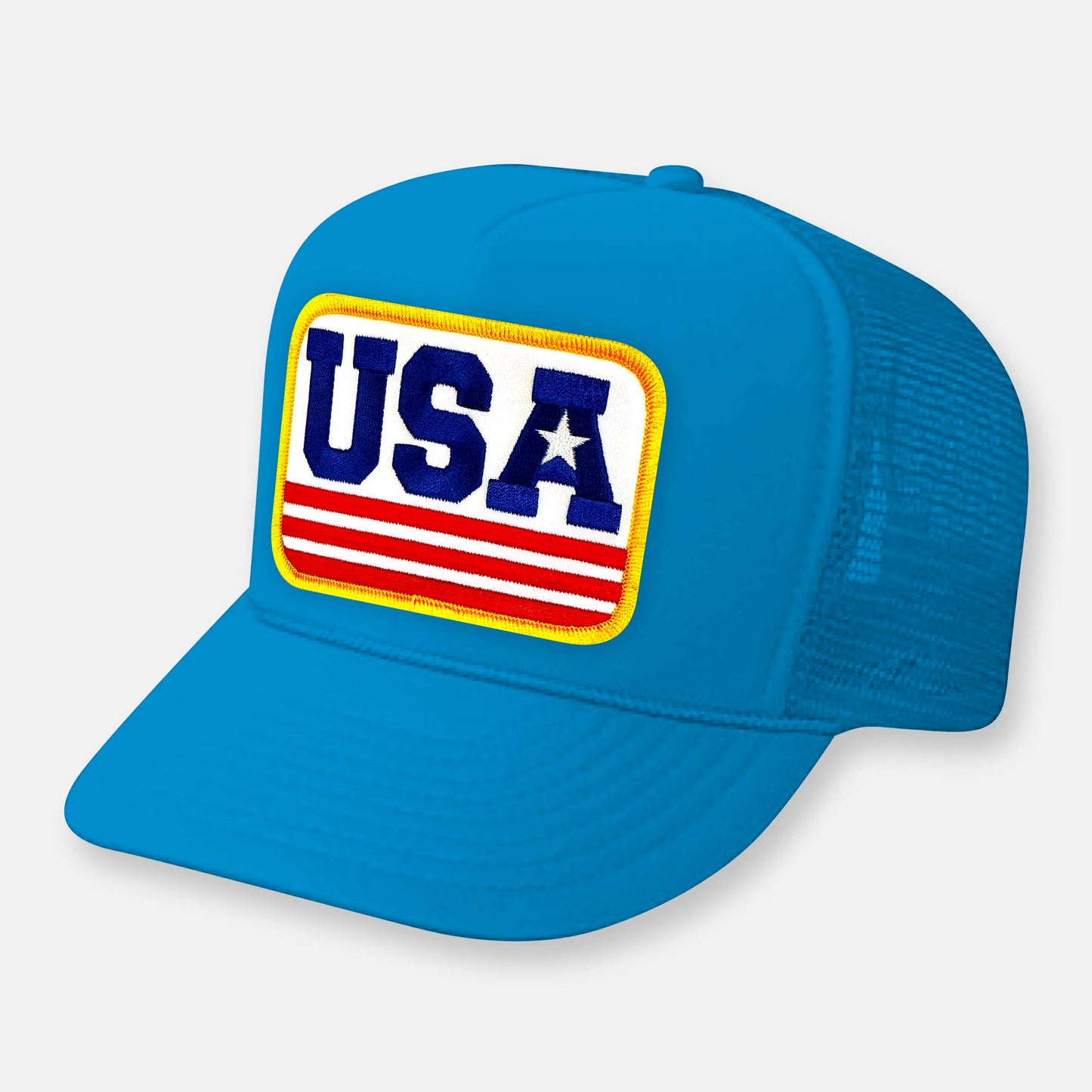 USA CURVED BILL PATCH HAT