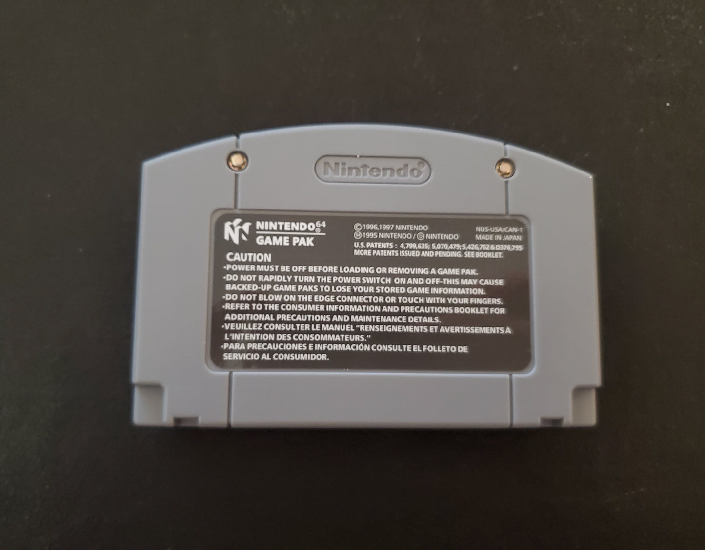 Mario Tennis N64 Nintendo 64 Video Game Cartridge 2000