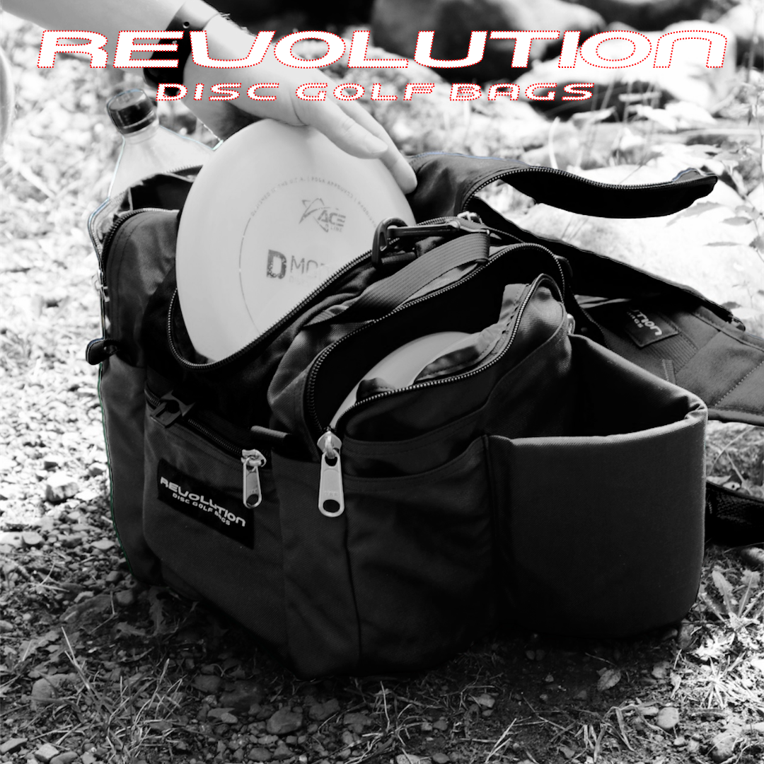 Revolution Mini Deluxe V3 Disc Golf Bag - Crimson