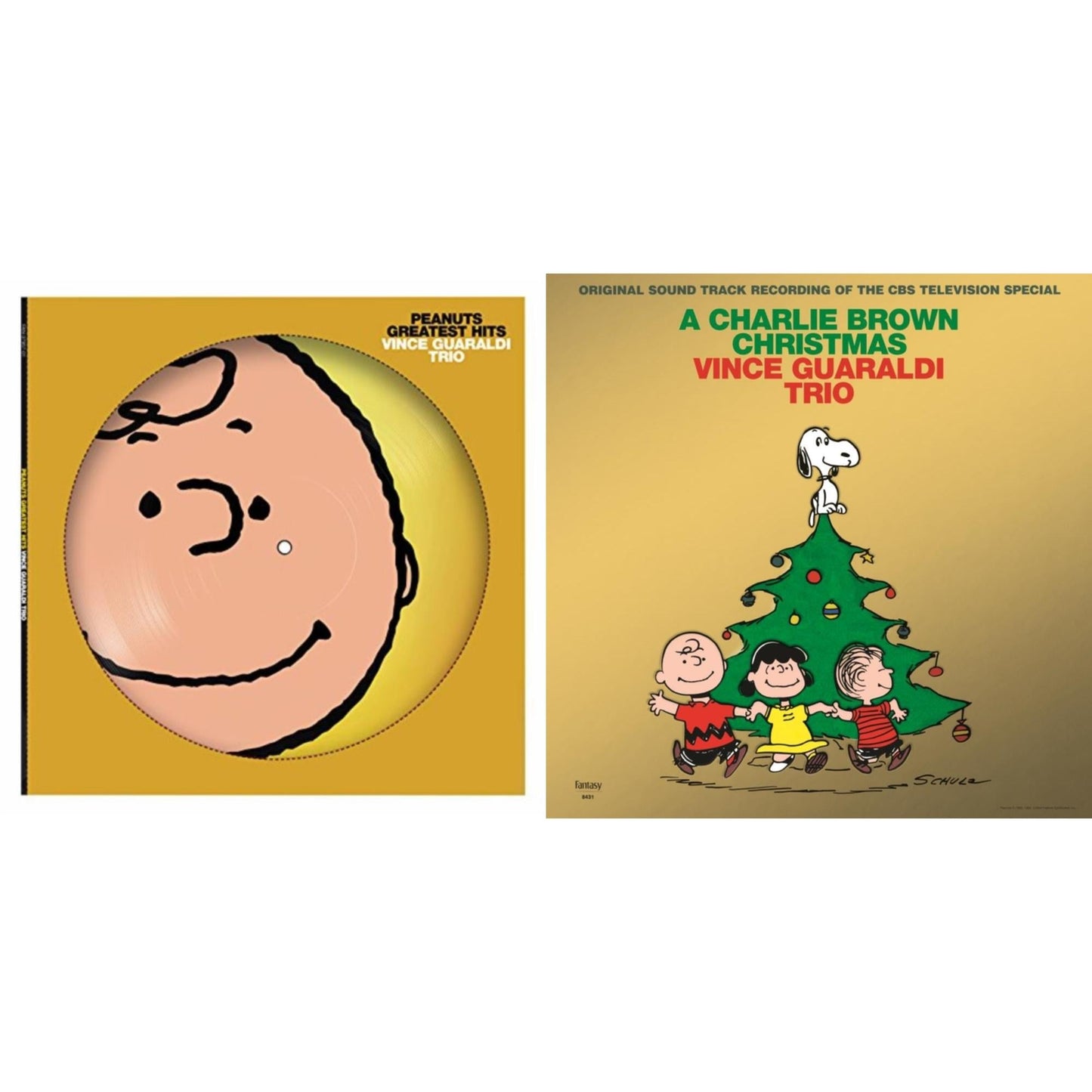 Peanuts Greatest Hits (Picdisc) & Charlie Brown Christmas (2022 Gold Foil Edition)