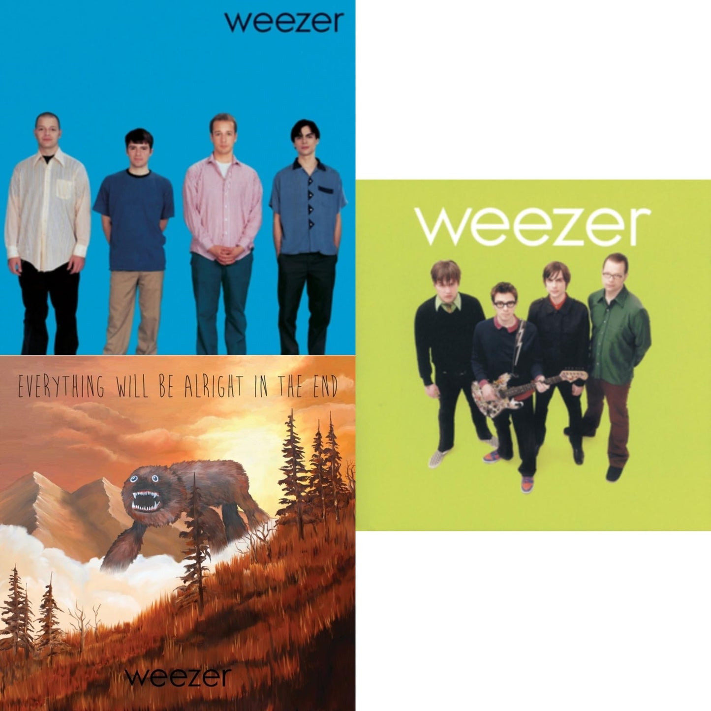 Everything Will Be Alright In The End & Weezer (Blue Album) & Weezer (Green Album)