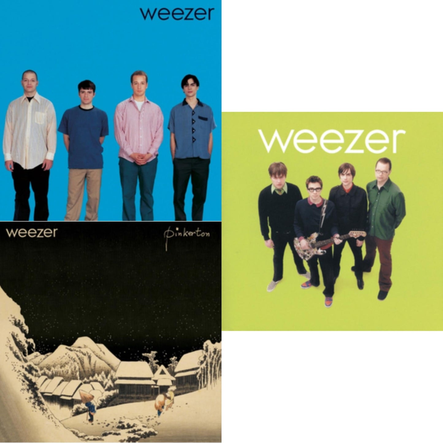 Weezer (Blue Album) & Pinkerton & Weezer (Green Album)
