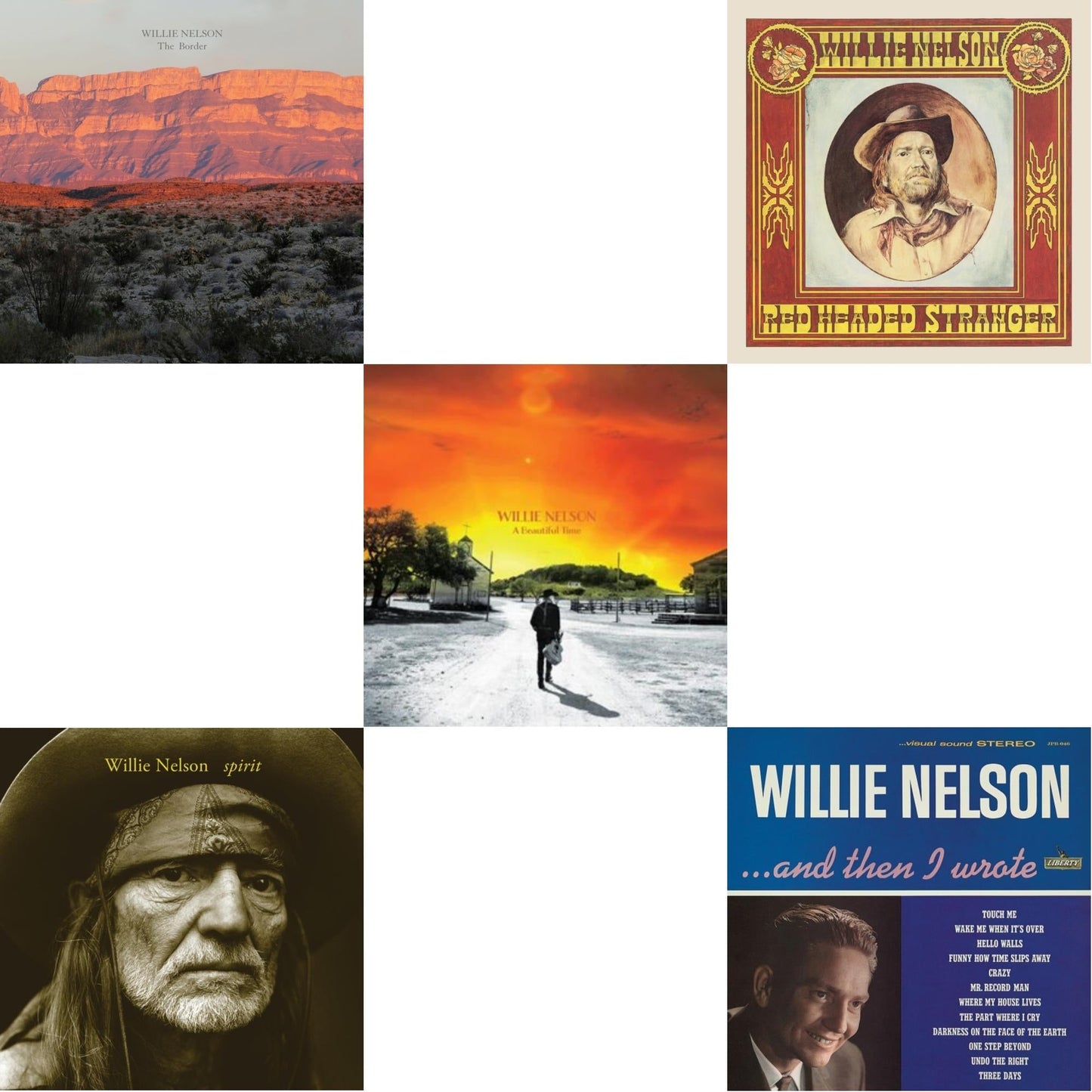 Red Headed Stranger (150G/Dl Insert) & Beautiful Time & Border & Spirit (180G) & And Then I Wrote (Blue LP Vinyl)