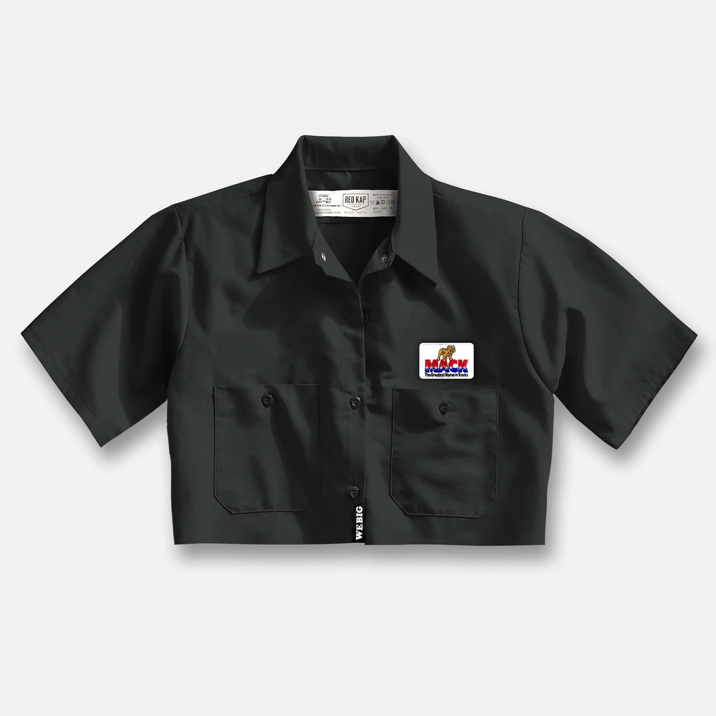 WOMENS COWBOY CADILLAC INDUSTRIAL CROP MECHANICS SHIRT