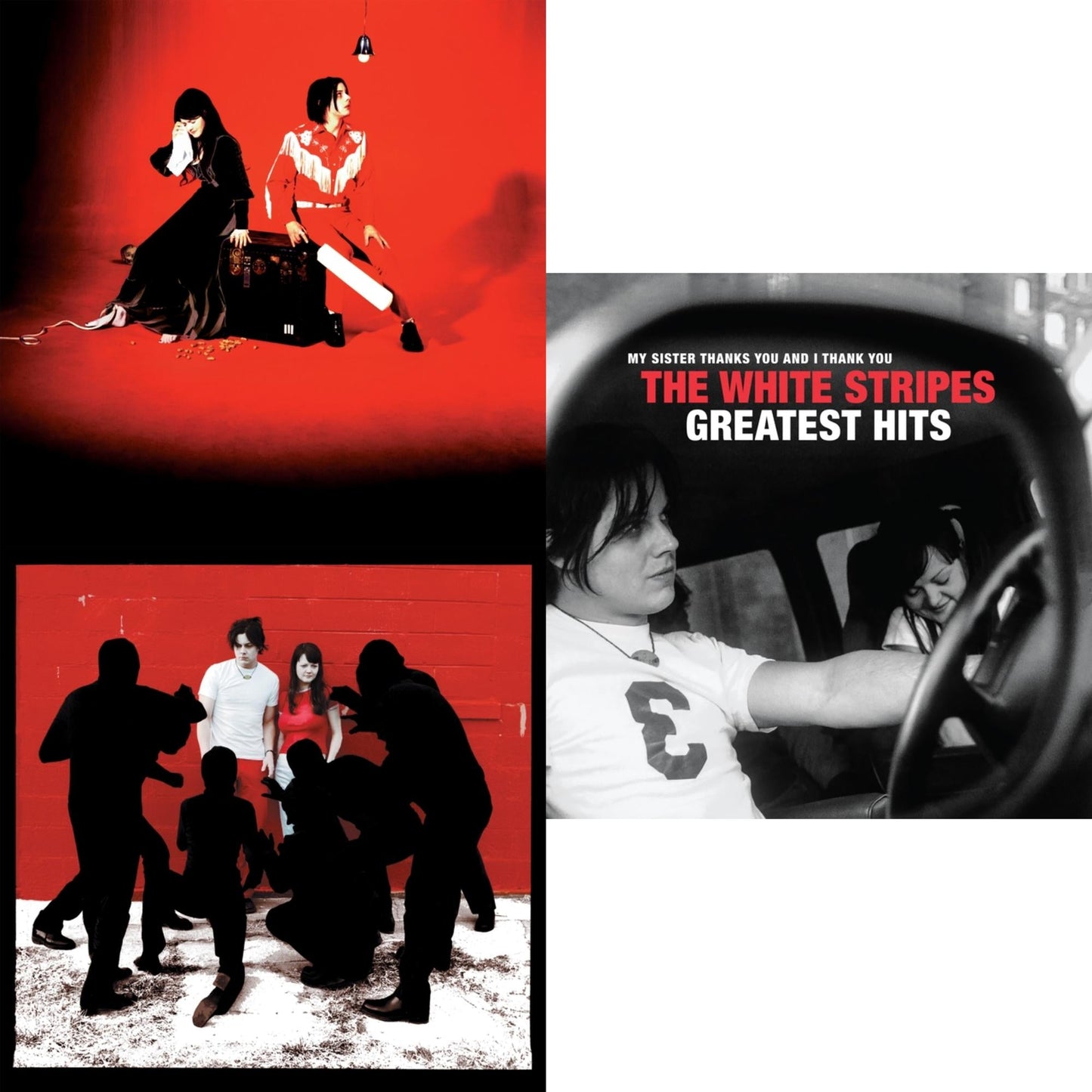 Elephant (2LP) & White Blood Cells (Reissue) & White Stripes Greatest Hits (2LP)