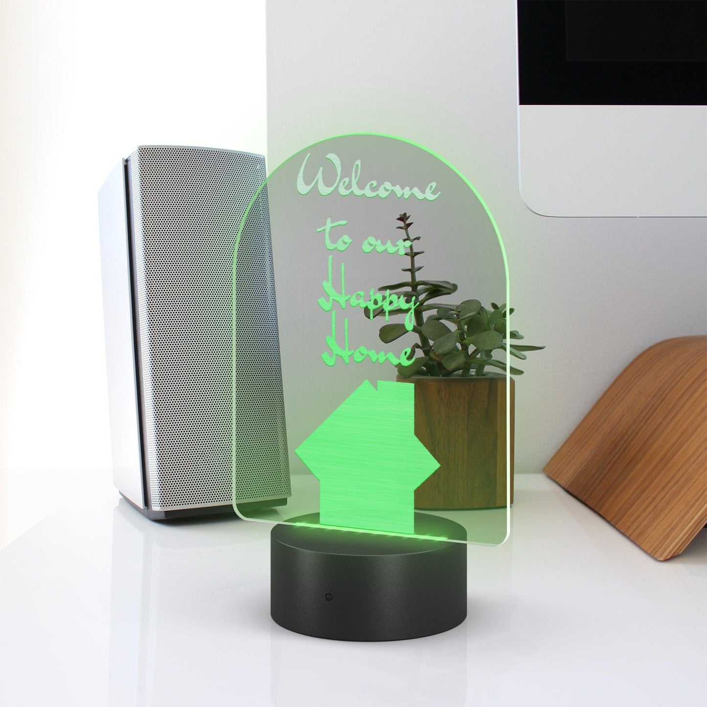 Welcome to our Happy Home Arc Shaped Acrylic LED Sign - Premium LED Signs from teelaunch - Just $29.99! Shop now at Lizard Vigilante