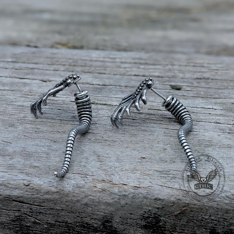 Alien Insect Stainless Steel Earrings